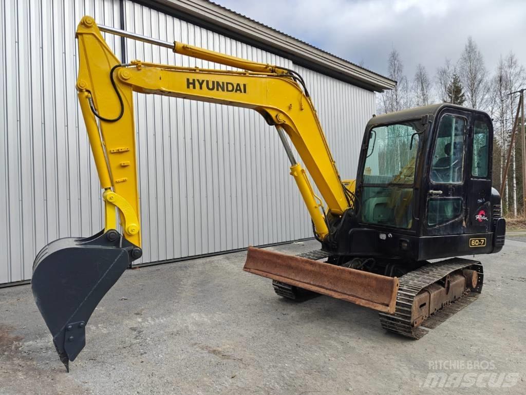 Hyundai R 60-7 Miniekskavaatorid < 7 t