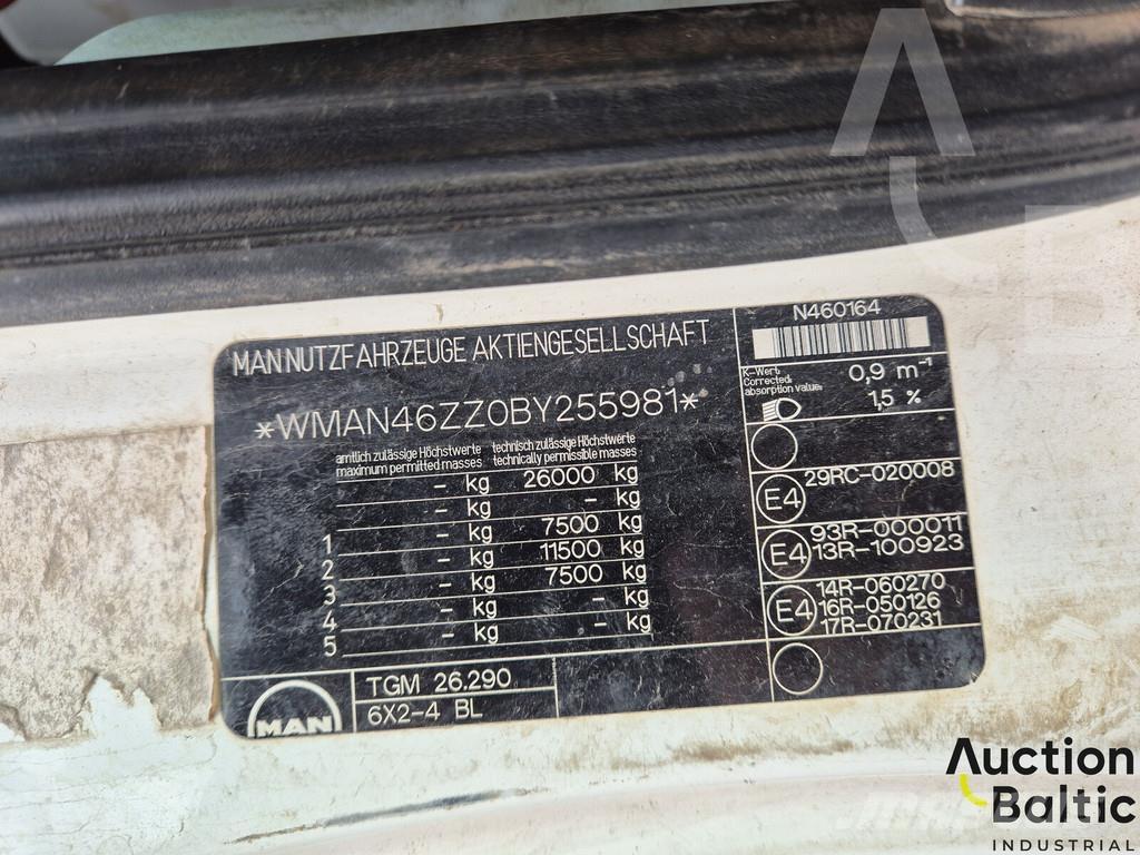 MAN TGM26.290 Prügiautod