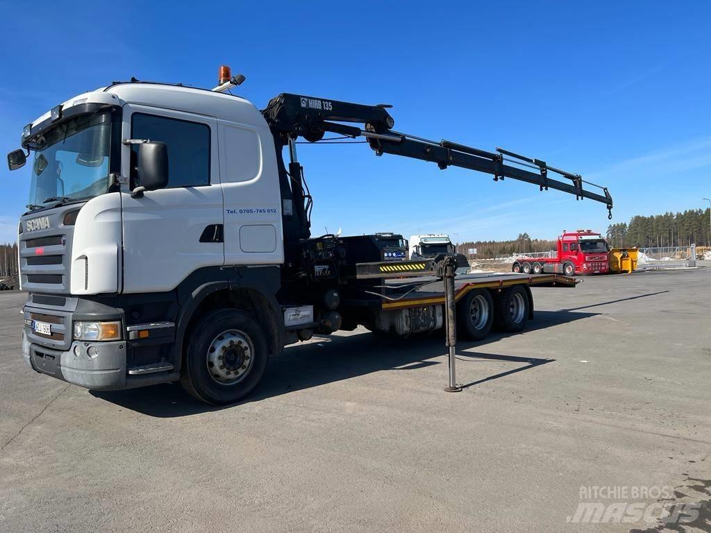 Scania R 420 LB Kraanaga veokid