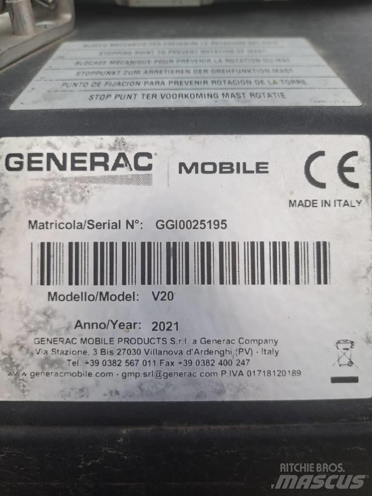 Pramac Generac V20 Mobiilsed valgustusseadmed
