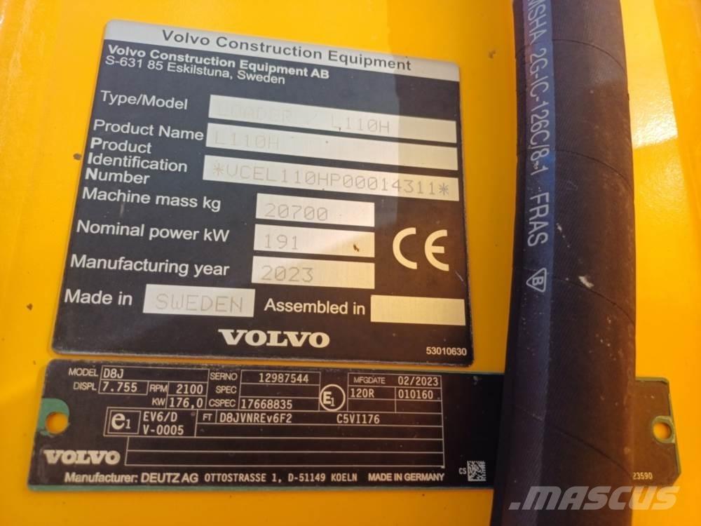 Volvo L110H Rataslaadurid