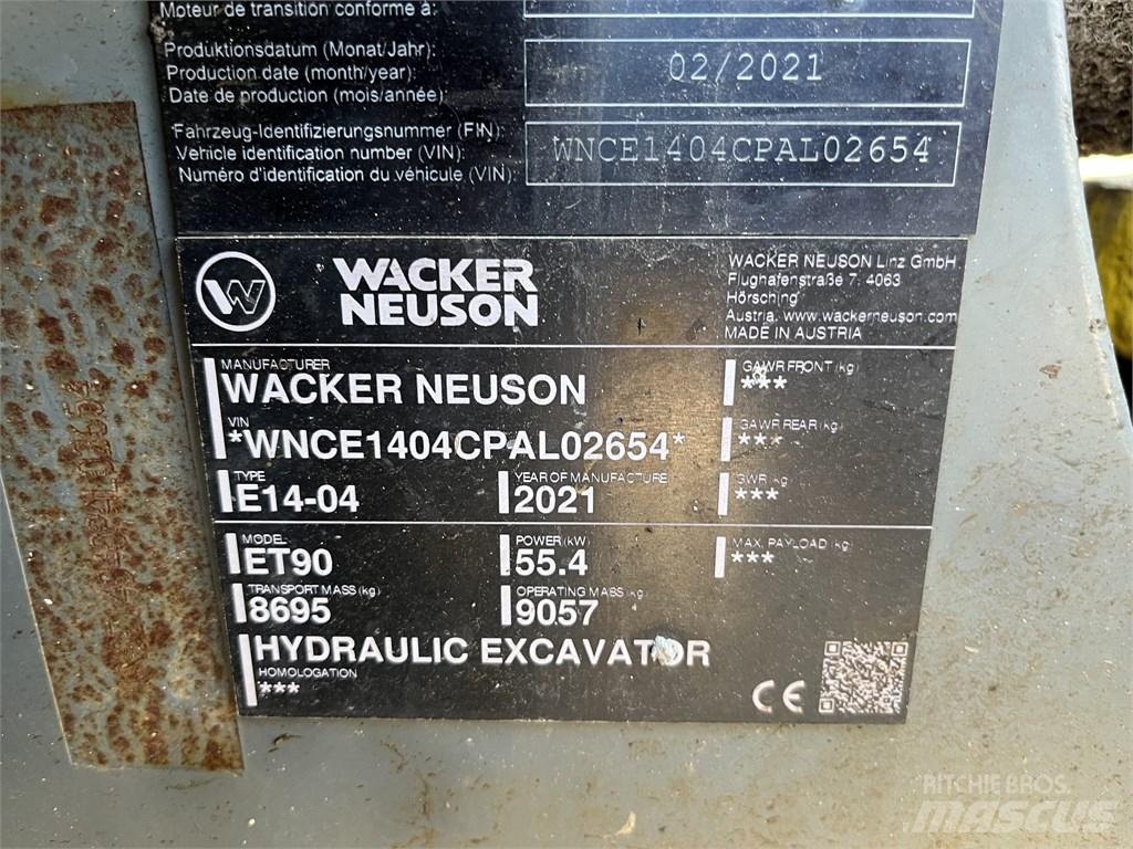 Wacker Neuson ET90 Väikeekskavaatorid 7t-12t