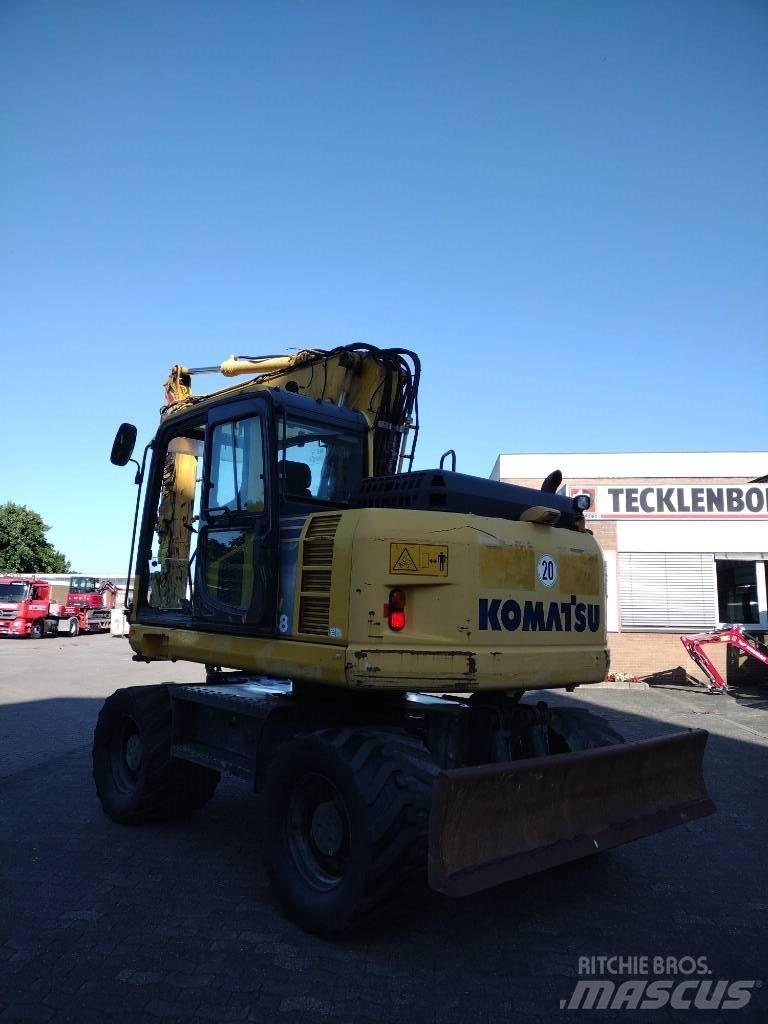Komatsu PW 148-8 Ratasekskavaatorid