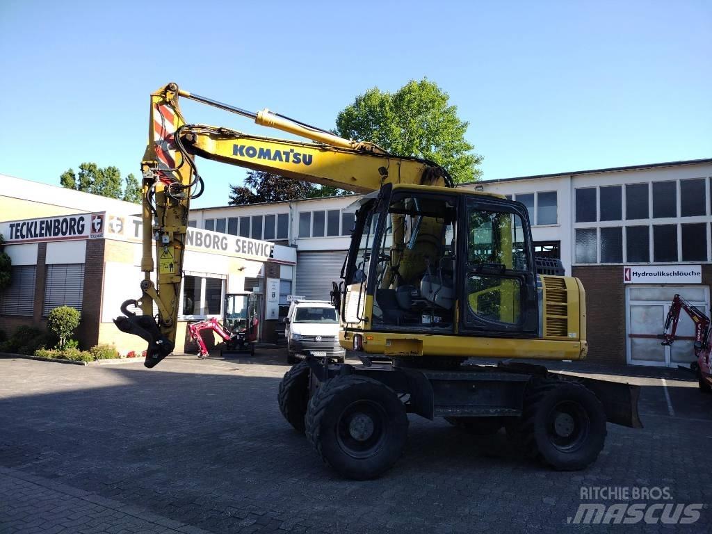 Komatsu PW 148-8 Ratasekskavaatorid