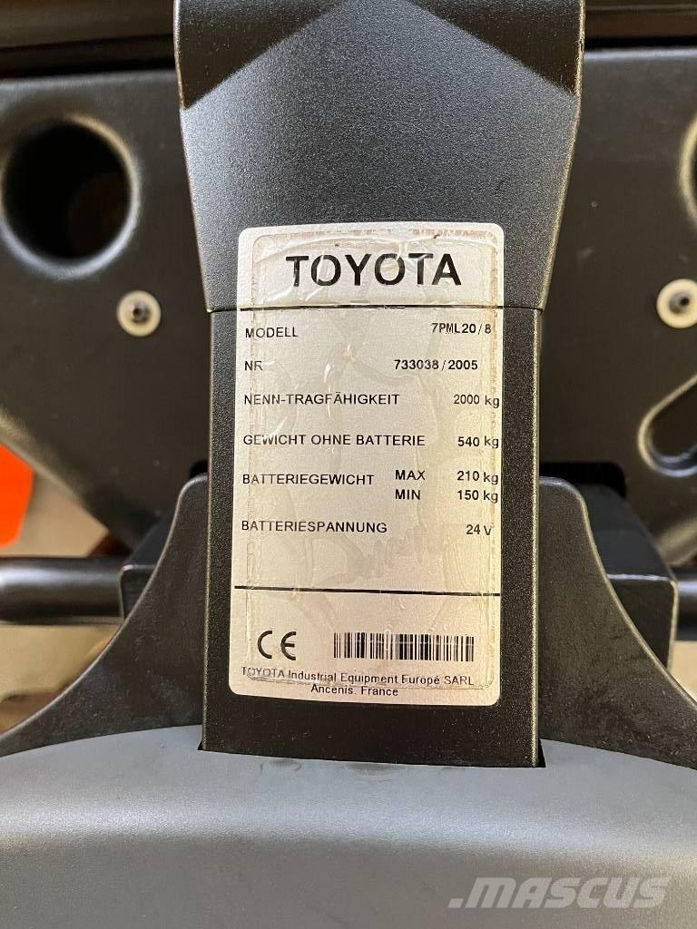 Toyota 7 PML 20 Elektriline alusesiirdaja