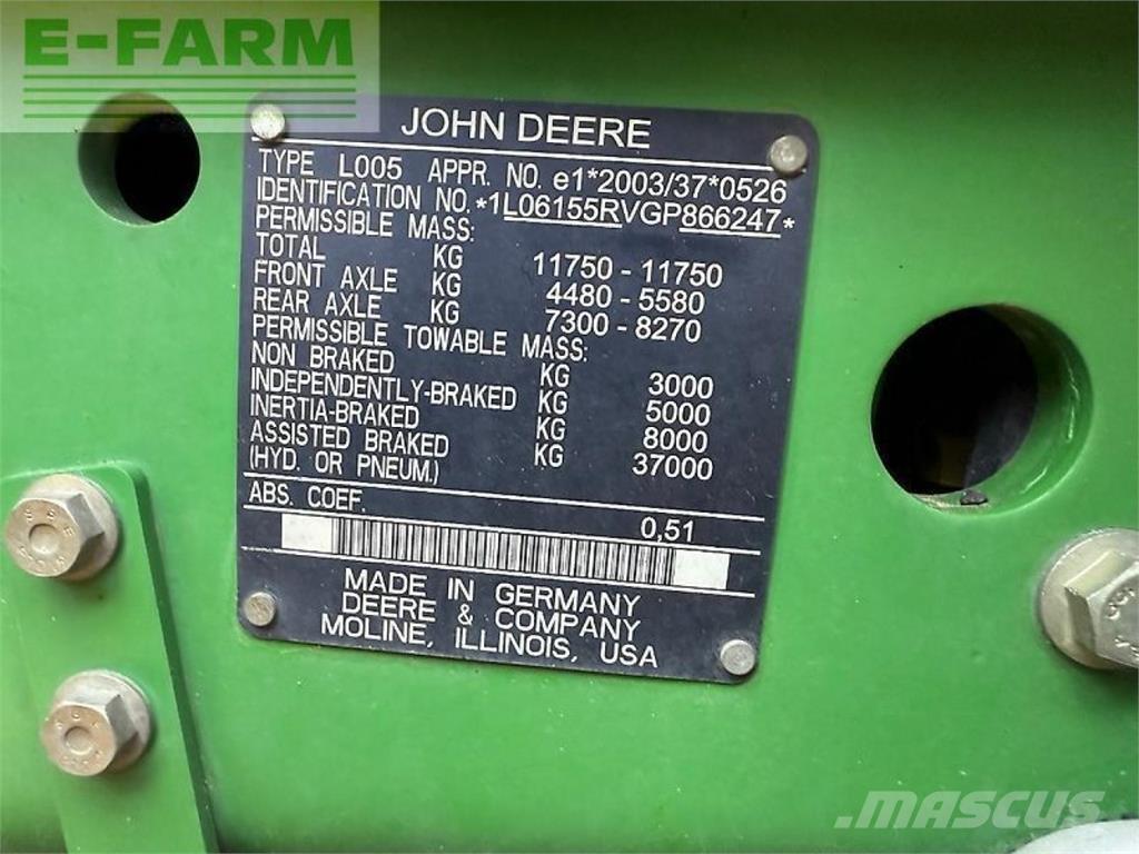John Deere 6155r Traktorid
