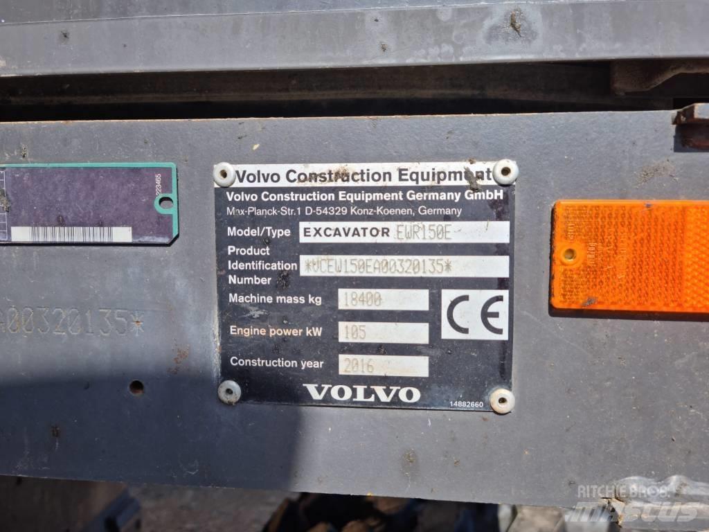 Volvo EWR 150 E Ratasekskavaatorid