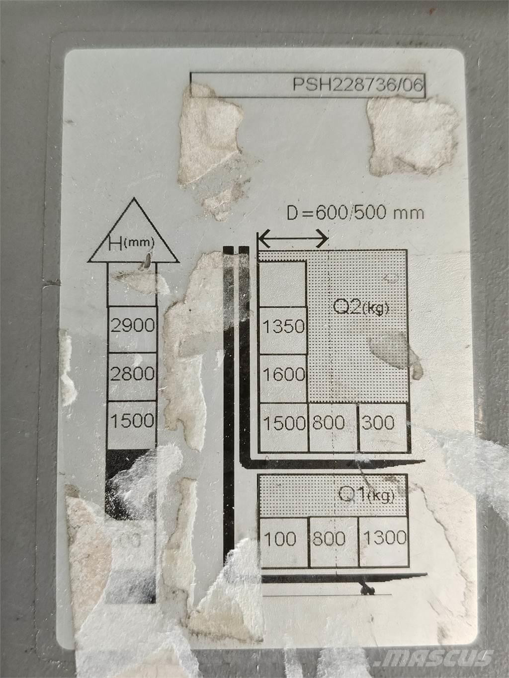 Atlet PSH160 Platvormiga virnastajad