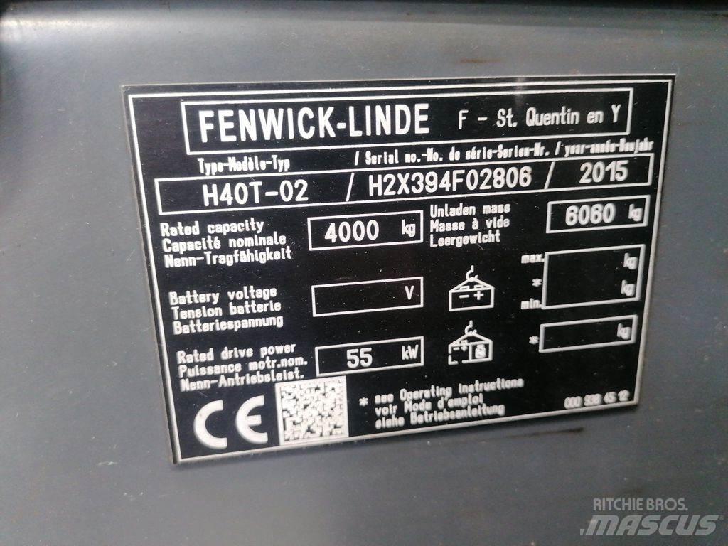 Linde H40T-02 Gaasitõstukid