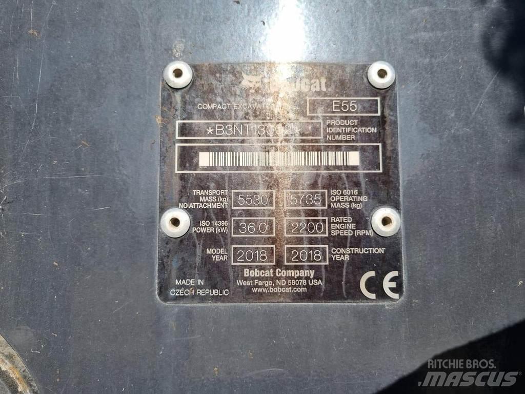 Bobcat E55 Miniekskavaatorid < 7 t