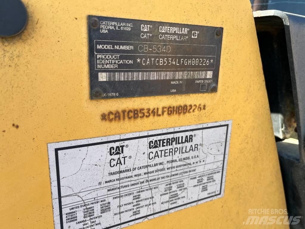 CAT CB 534 D Tandemrullid