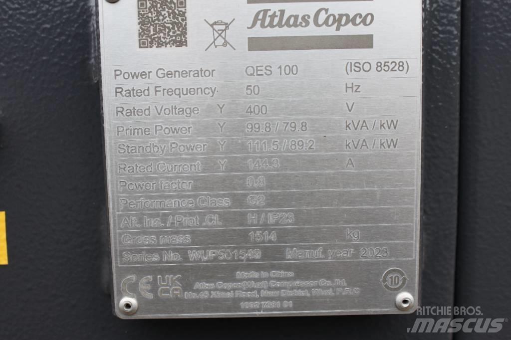 Atlas Copco QES 100 Diiselgeneraatorid