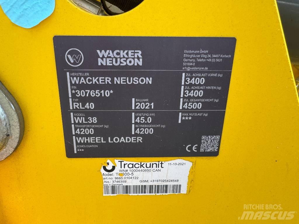 Wacker Neuson WL38 Rataslaadurid