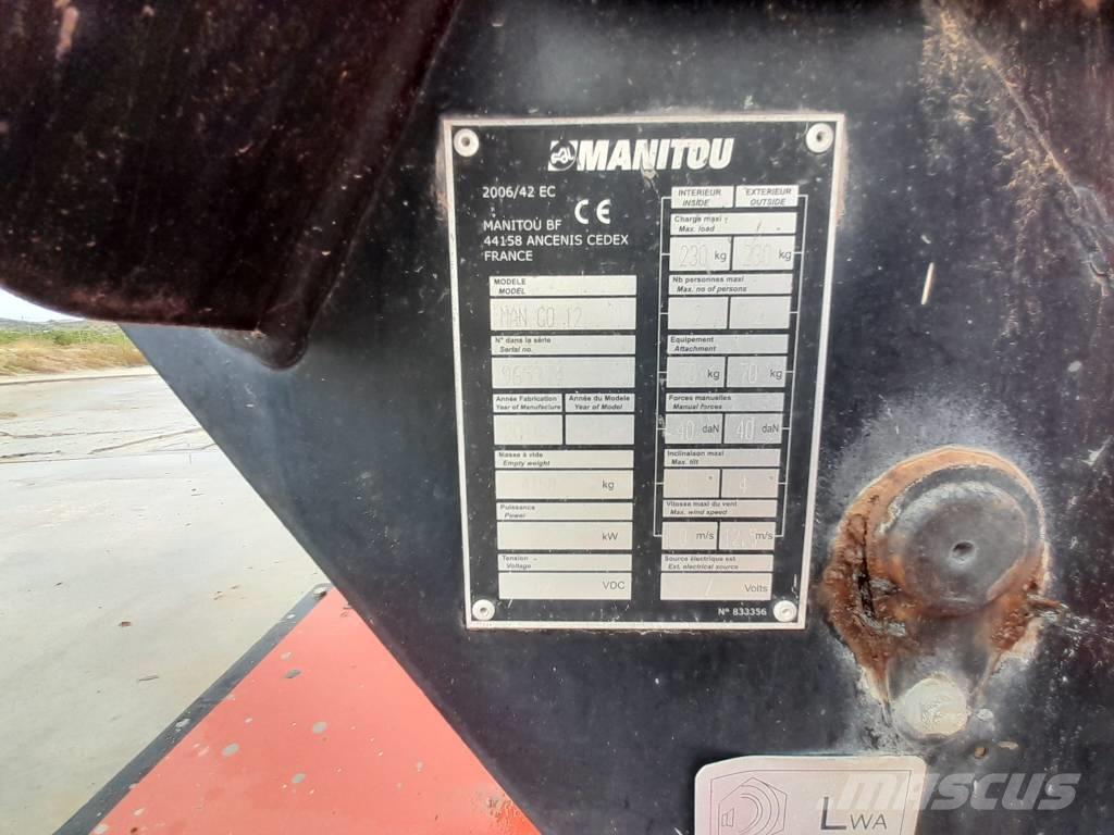 Manitou ManGo 12 Iseliikuvad poomtõstukid