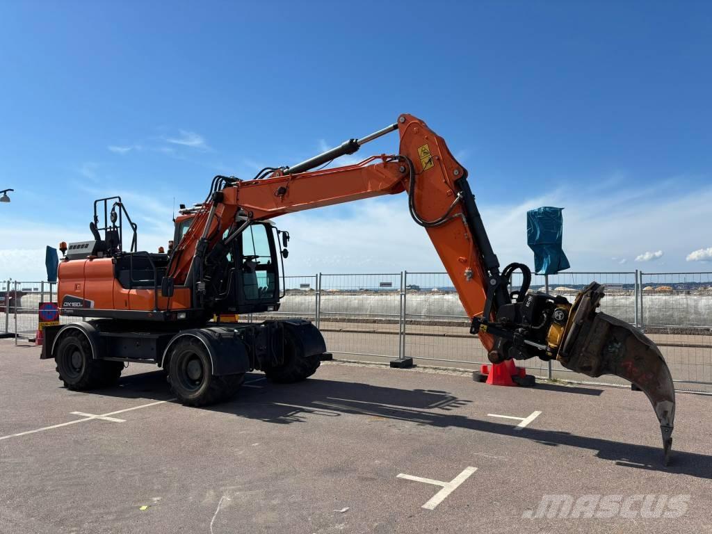 Doosan DX 160 W Ratasekskavaatorid