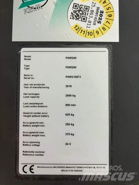 UniCarriers PMR200 Platvormiga alusesiirdaja