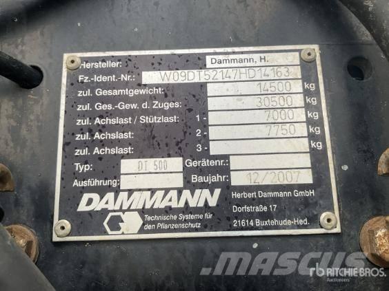 Dammann DT 5000 Iseliikuvad pritsid