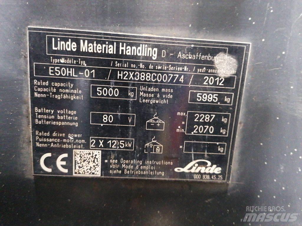 Linde E50HL-01 Elektritõstukid