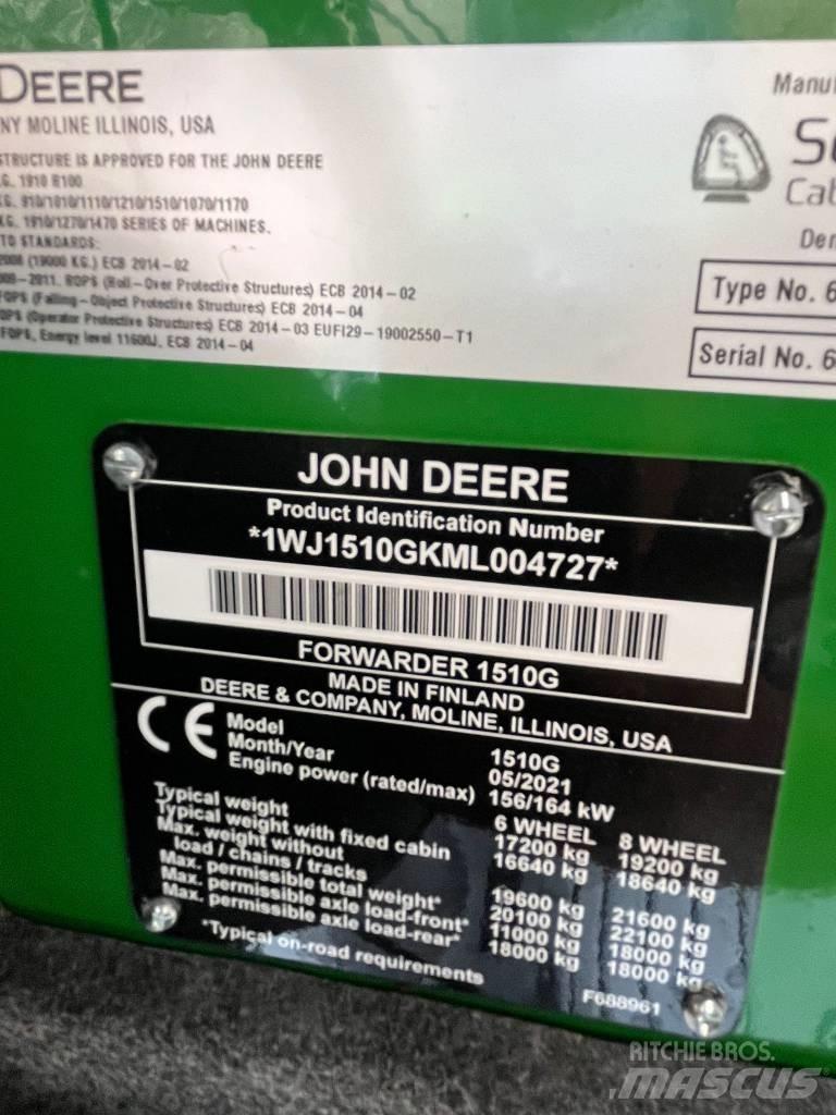 John Deere 1510 G Forwarderid