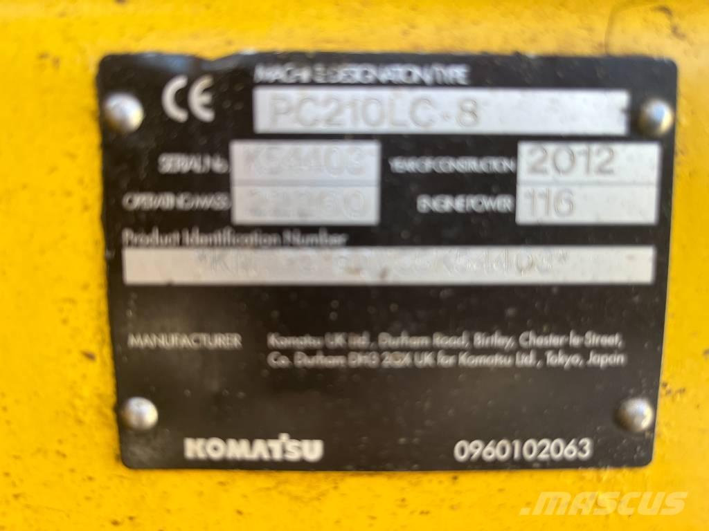 Komatsu PC 210 LC-8 Roomikekskavaatorid