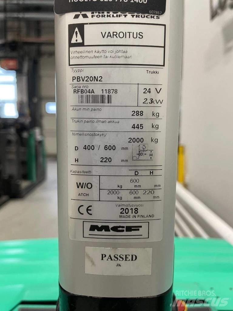 Mitsubishi PBV 20 N2 Platvormiga alusesiirdaja