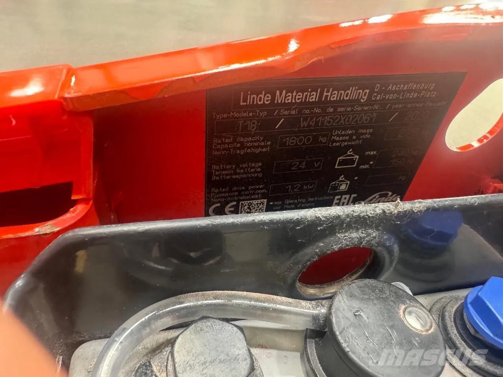 Linde T 18 Elektriline alusesiirdaja