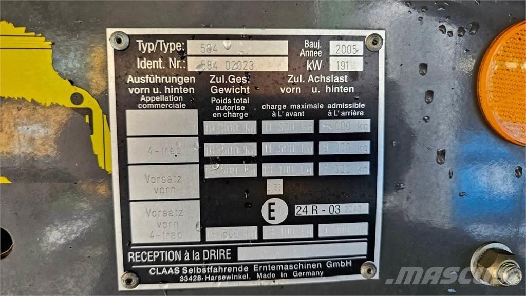 CLAAS Lexion 540C Teraviljakombainid