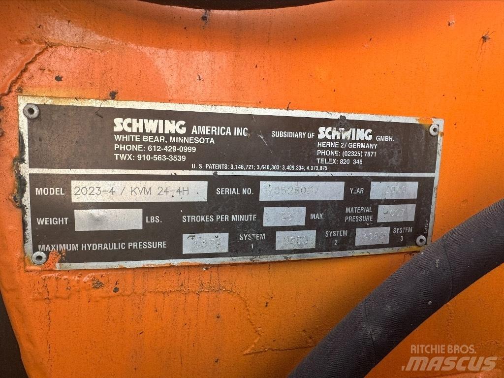 Schwing KVM 24-4H Betooni pumpautod