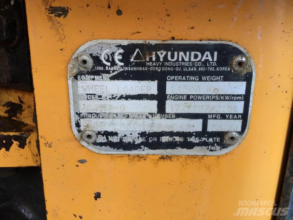 Hyundai HL 757-9 Rataslaadurid