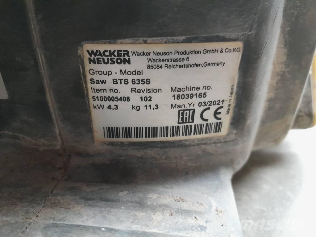 Wacker Neuson BFS635 Kivisaed ja betoonisaed