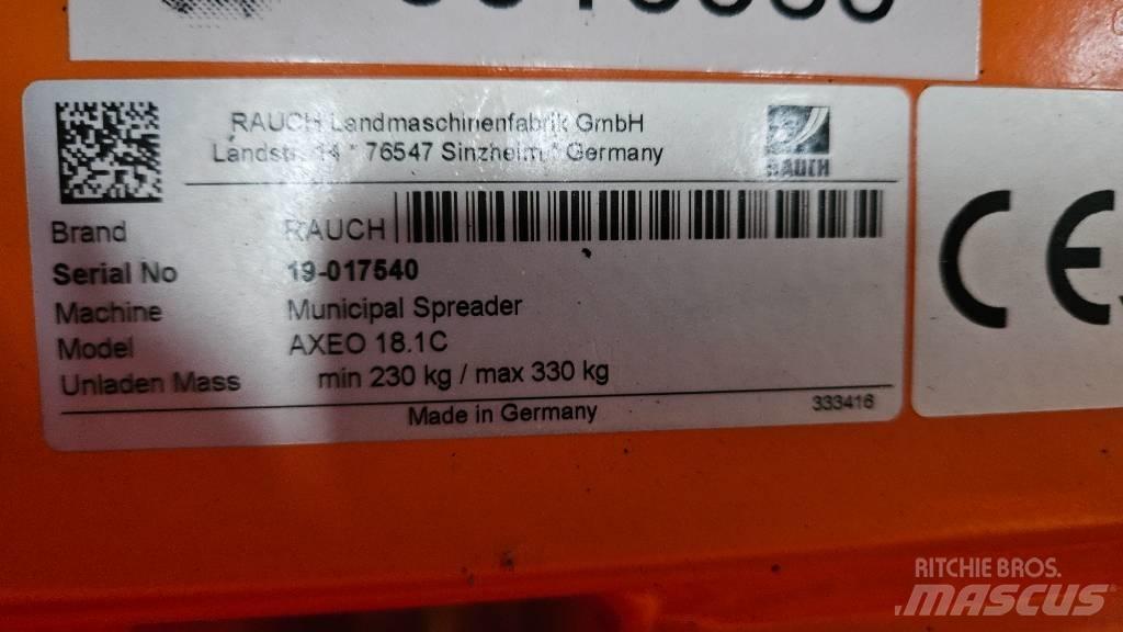 Rauch Axeo 18.1C Liivapuisturid ja soolapuisturid