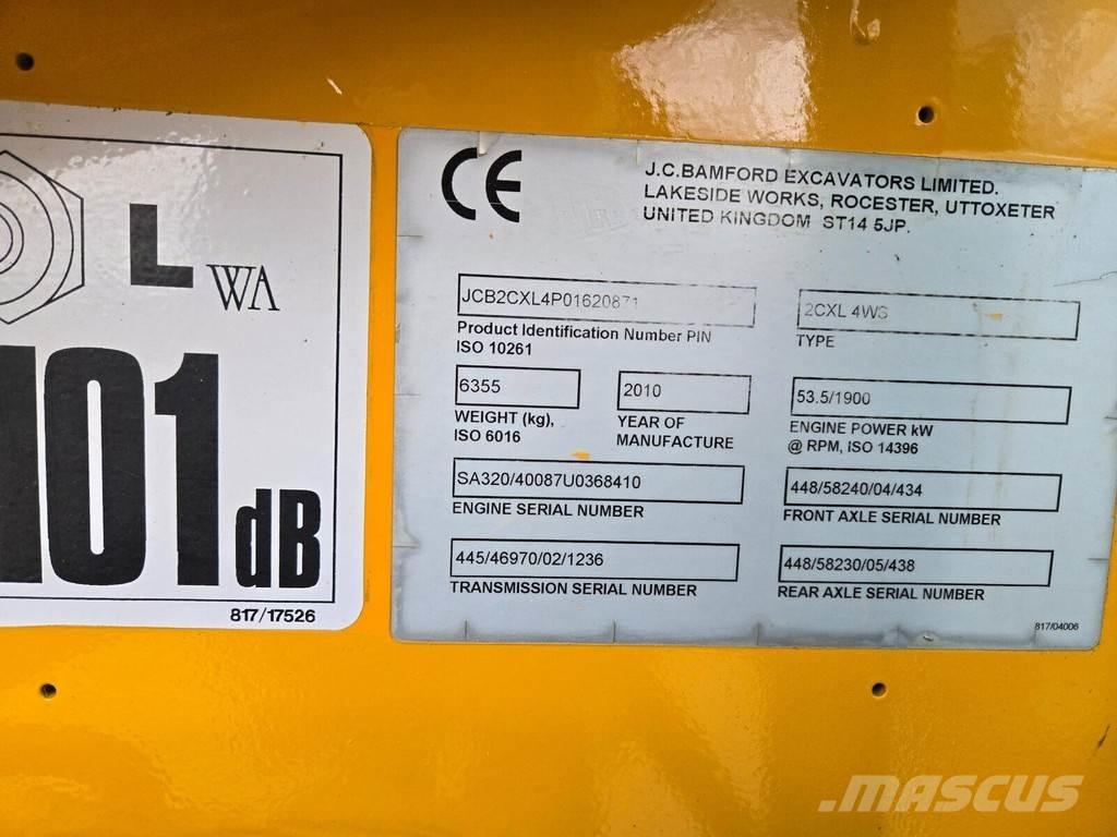 JCB 2CX Rataslaadurid