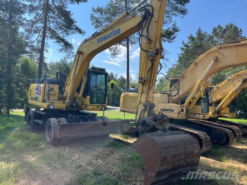 Komatsu PW 160-7 Ratasekskavaatorid