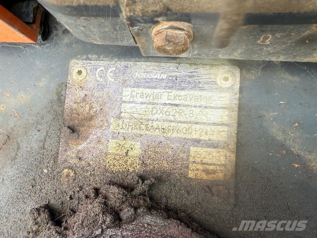 Doosan DX 62 R-3 Miniekskavaatorid < 7 t