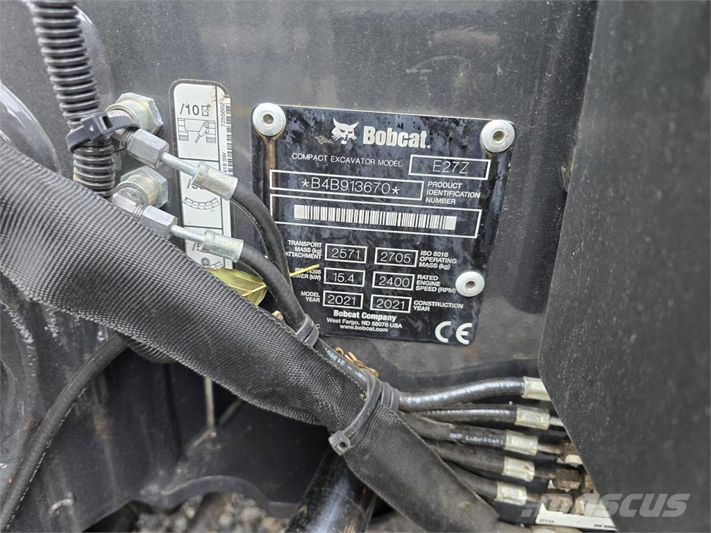 Bobcat E27z Miniekskavaatorid < 7 t