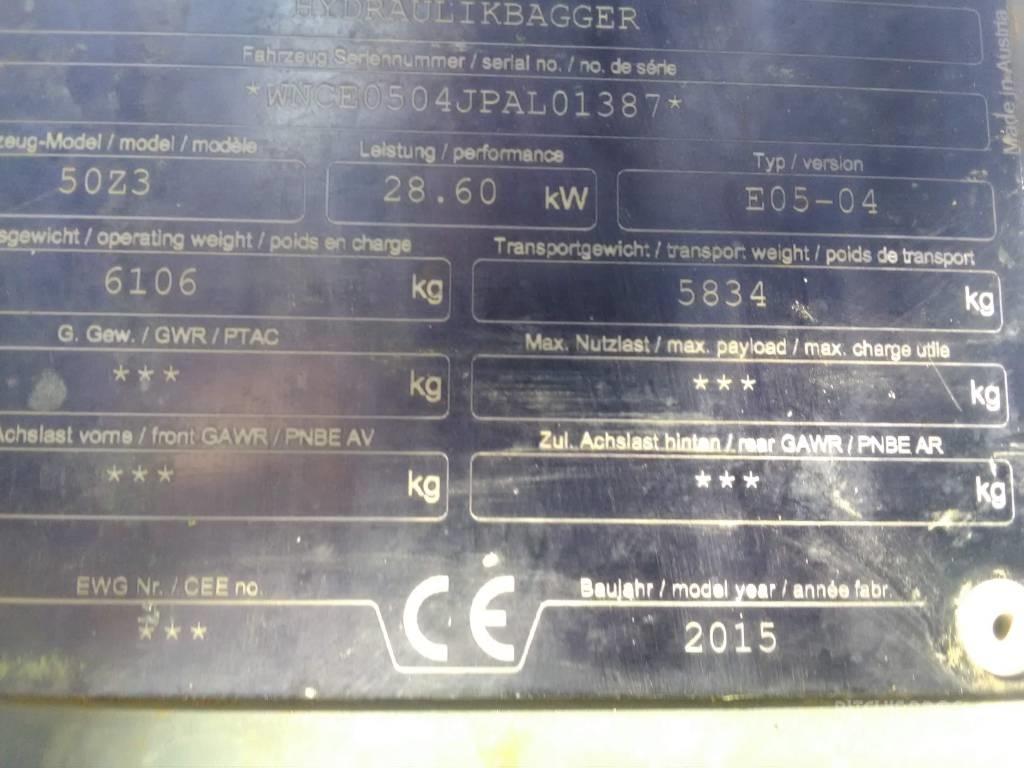 Wacker Neuson 50 Z3 Miniekskavaatorid < 7 t