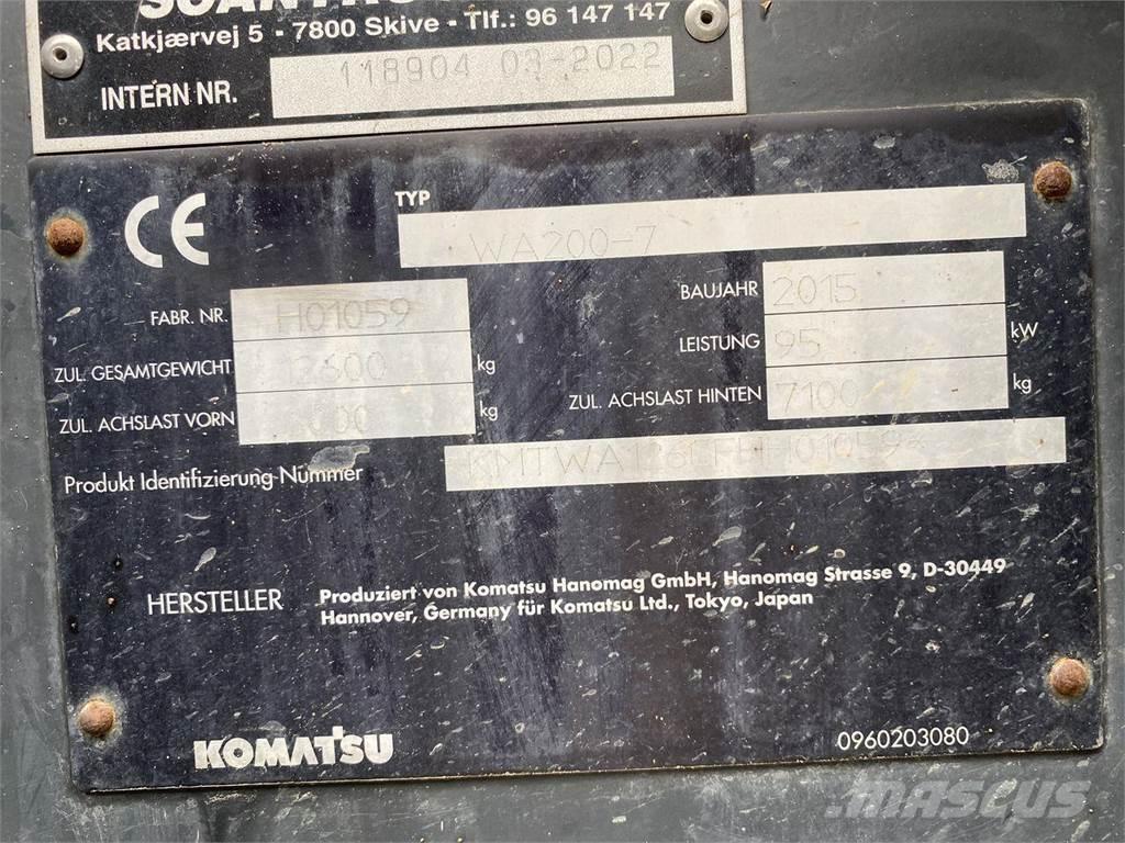 Komatsu WA200-7 Rataslaadurid