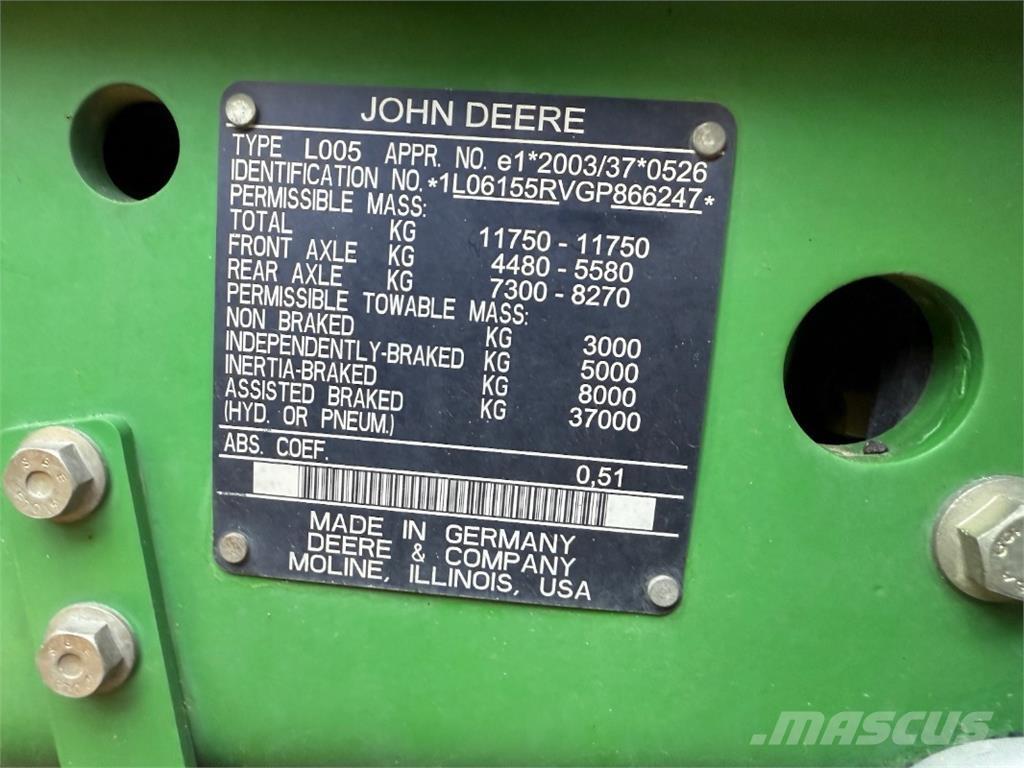 John Deere 6155R Muud põllumajandusmasinad