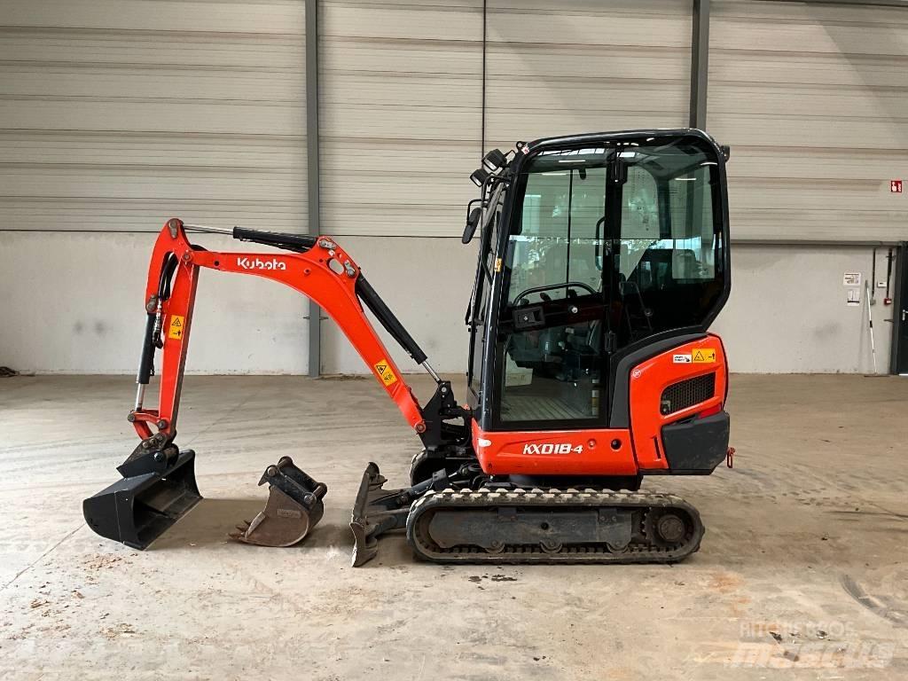 Kubota KX 018-4 Miniekskavaatorid < 7 t