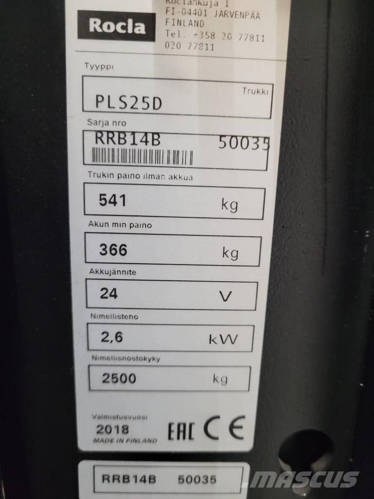 Rocla PLS25D Madalkomplekteerimistõstuk