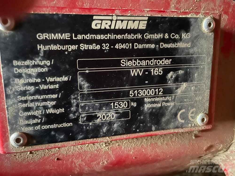 Grimme WV 165 Muud põllumajandusmasinad
