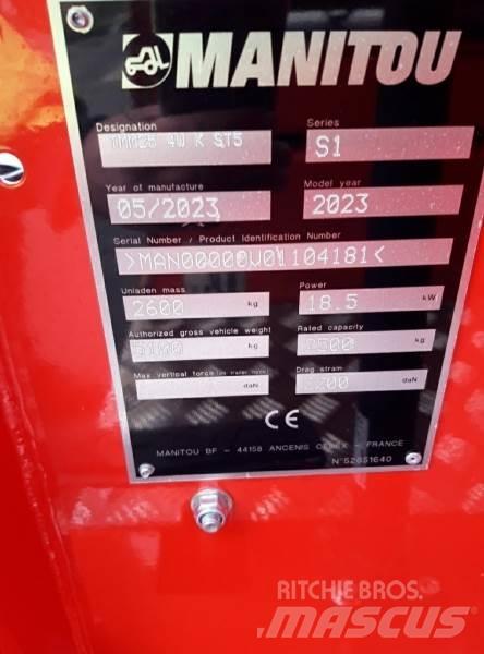 Manitou TMM25 4W Veoautol transporditav kahveltõstuk