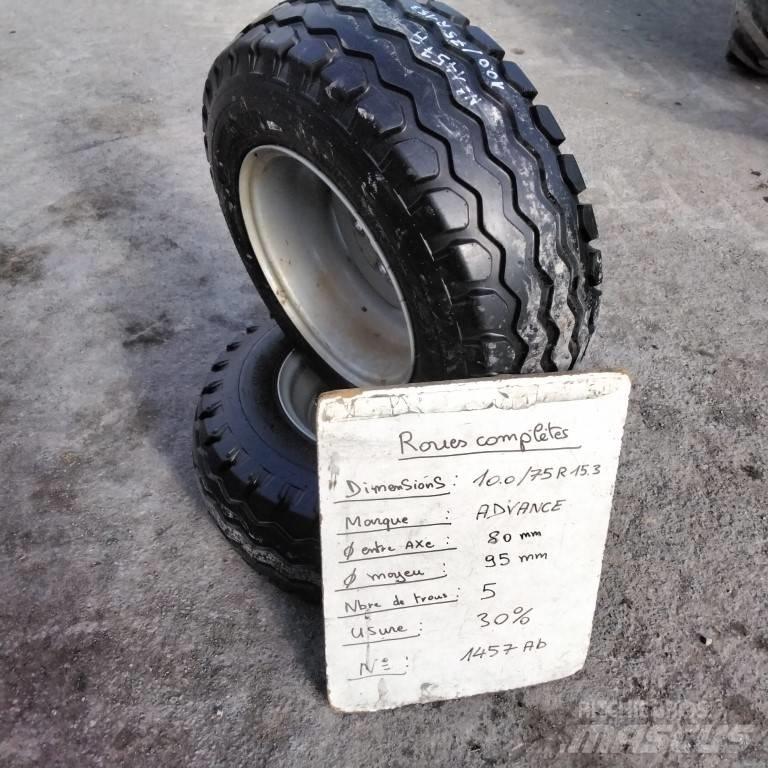 Advance 10.0/75R15.3 Rehvid, rattad ja veljed