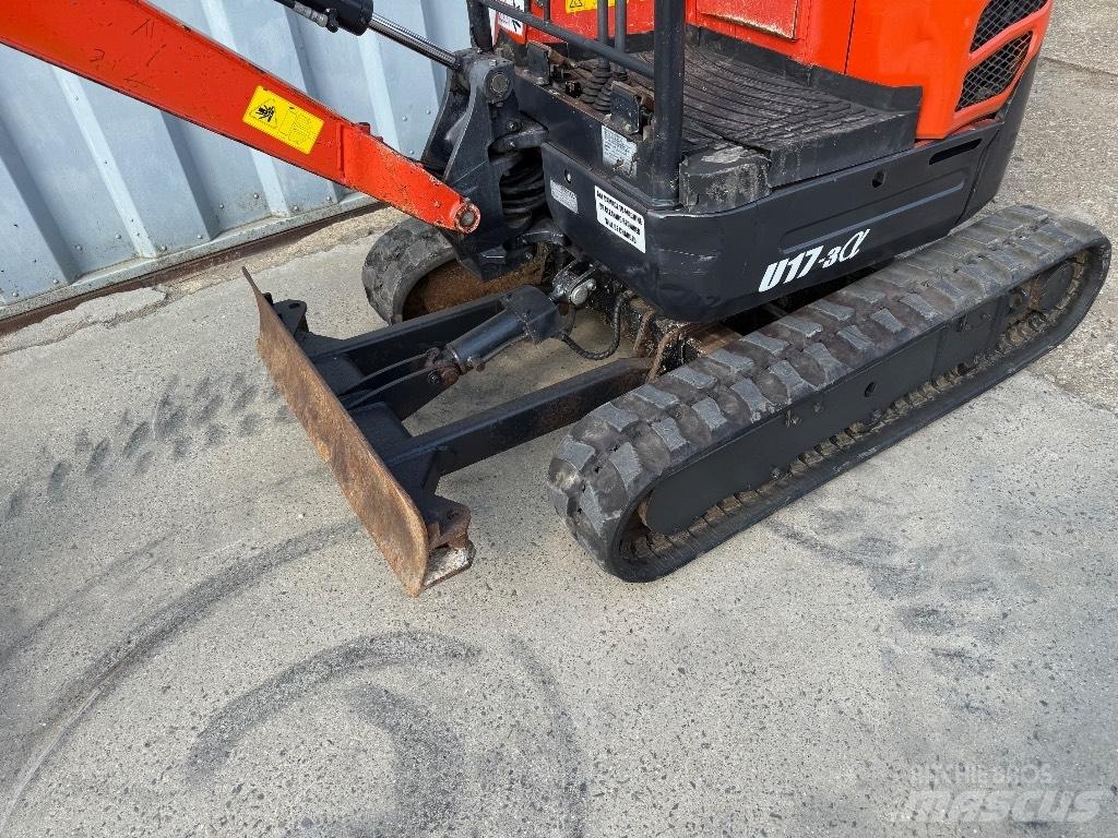 Kubota U 17 Miniekskavaatorid < 7 t