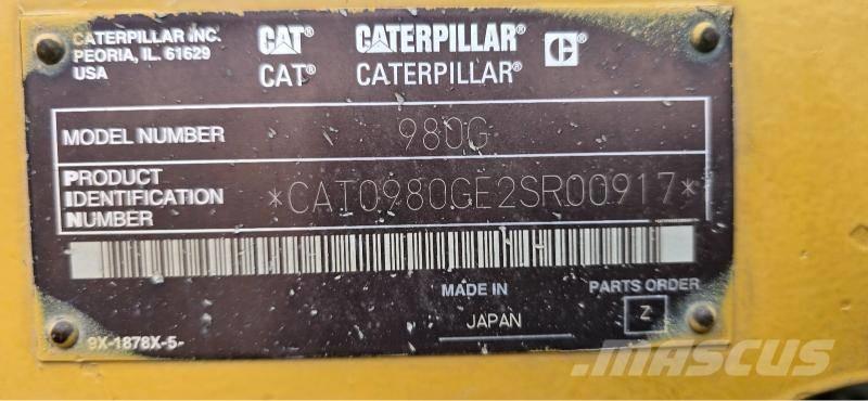 CAT 980G Rataslaadurid