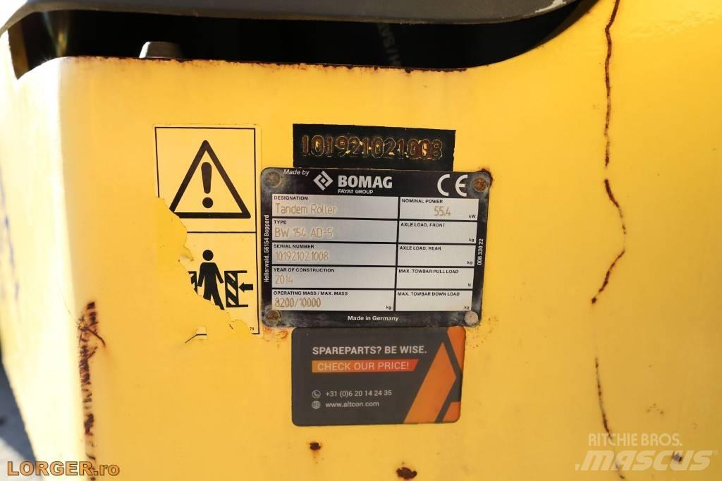 Bomag BW 154 AD-5 Tandemrullid