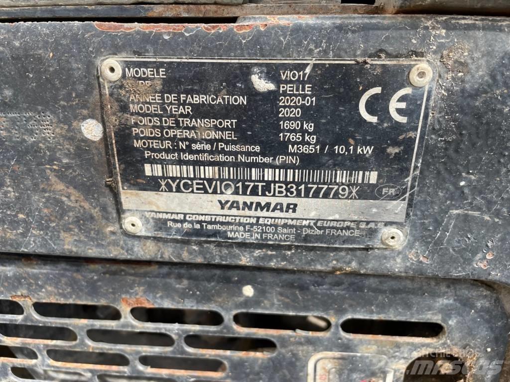Yanmar Vio 17 U Miniekskavaatorid < 7 t