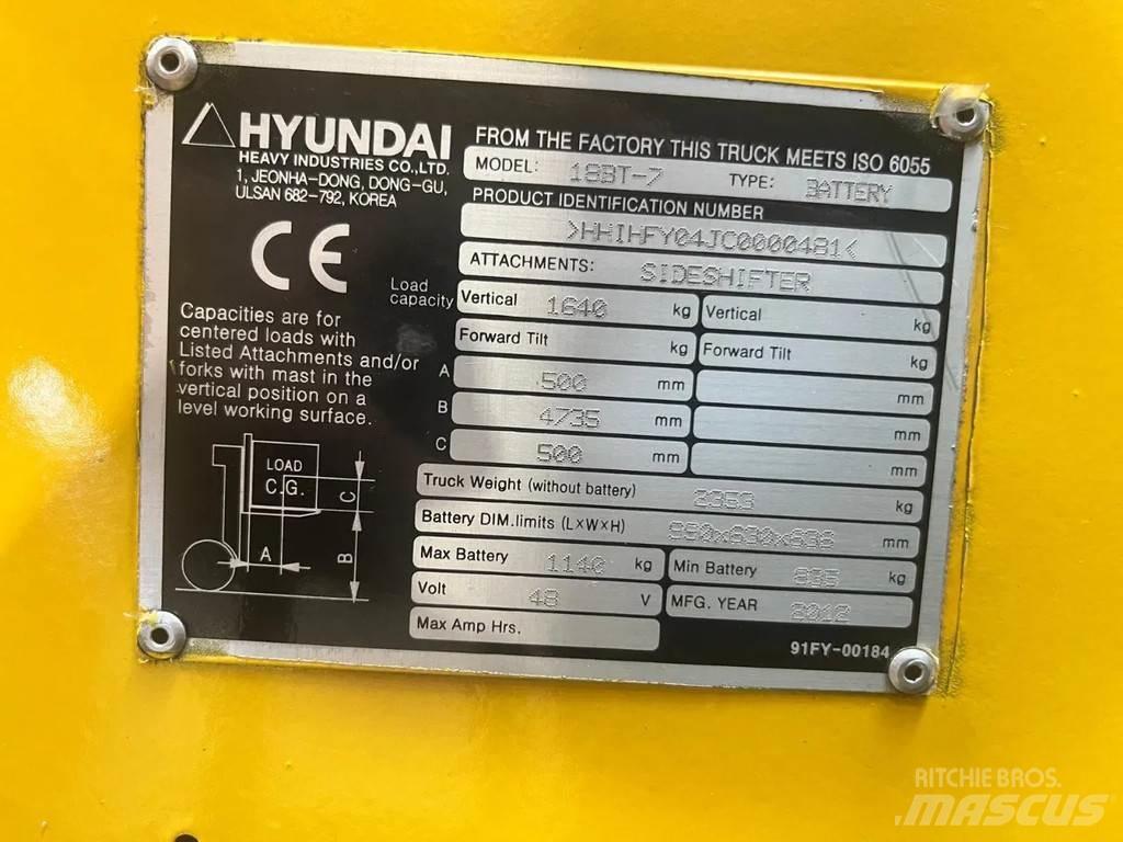 Hyundai 18BT-7 Elektritõstukid