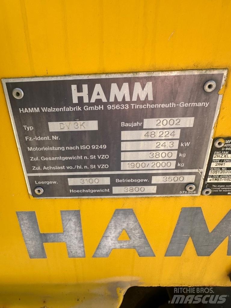 Hamm DW3 tromble Muud rullid