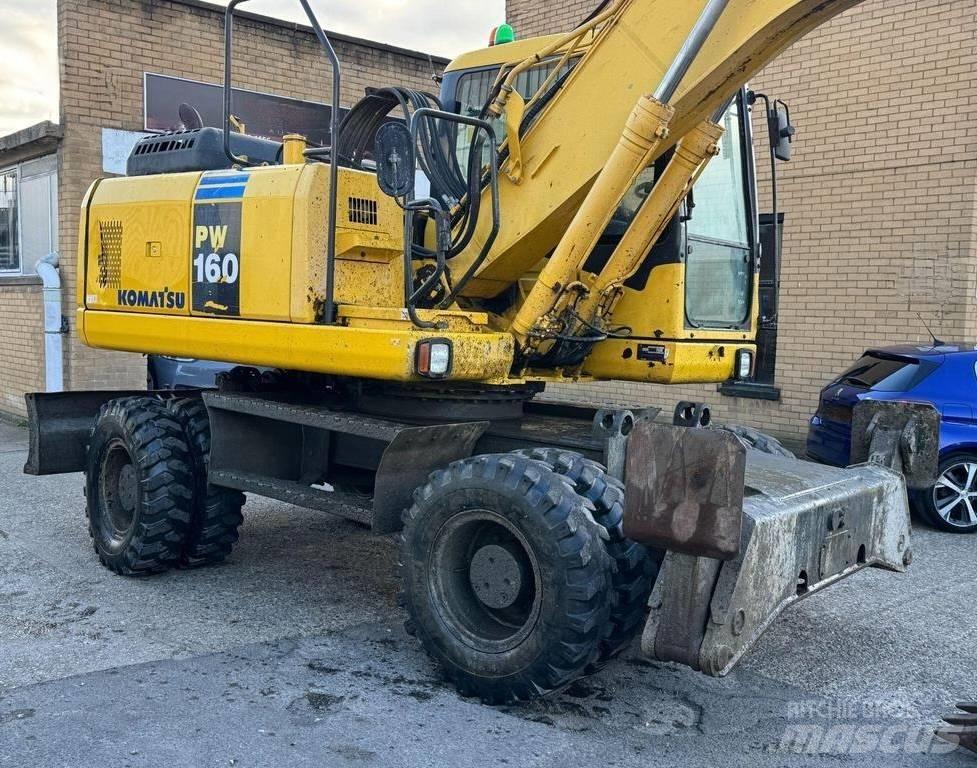Komatsu PW 160-7 Ratasekskavaatorid